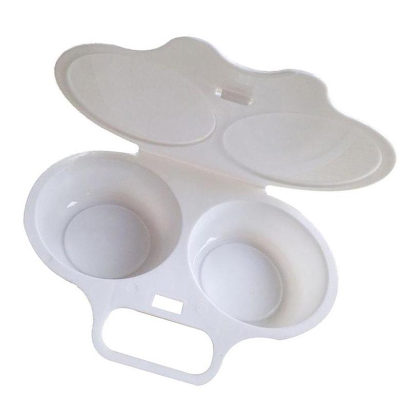 Kitchen Microwave Oven Round Shape Egg Steamer Cooking Mold Egg Poacher Egg Tool