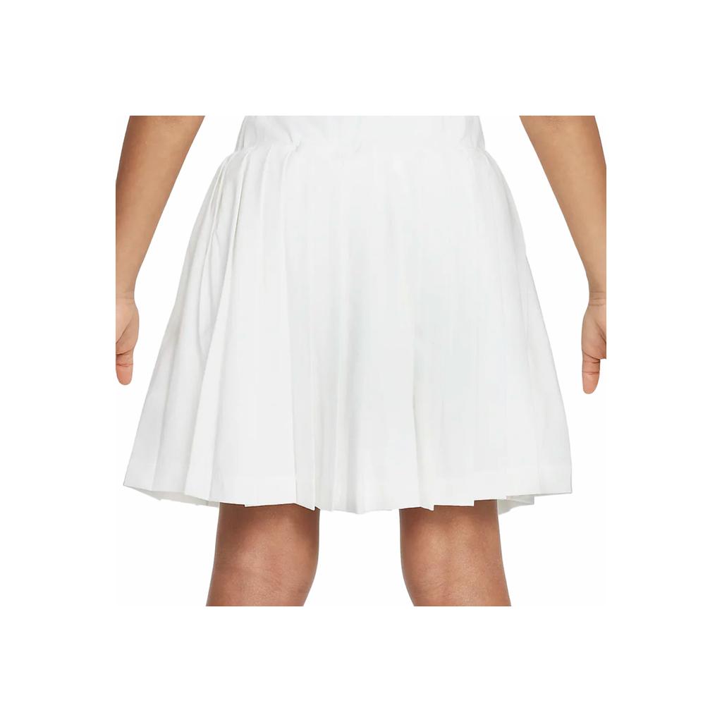 Nike Jelly Solid Color Comfortable Versatile Casual Skirt Kids skirts White FQ0612-100