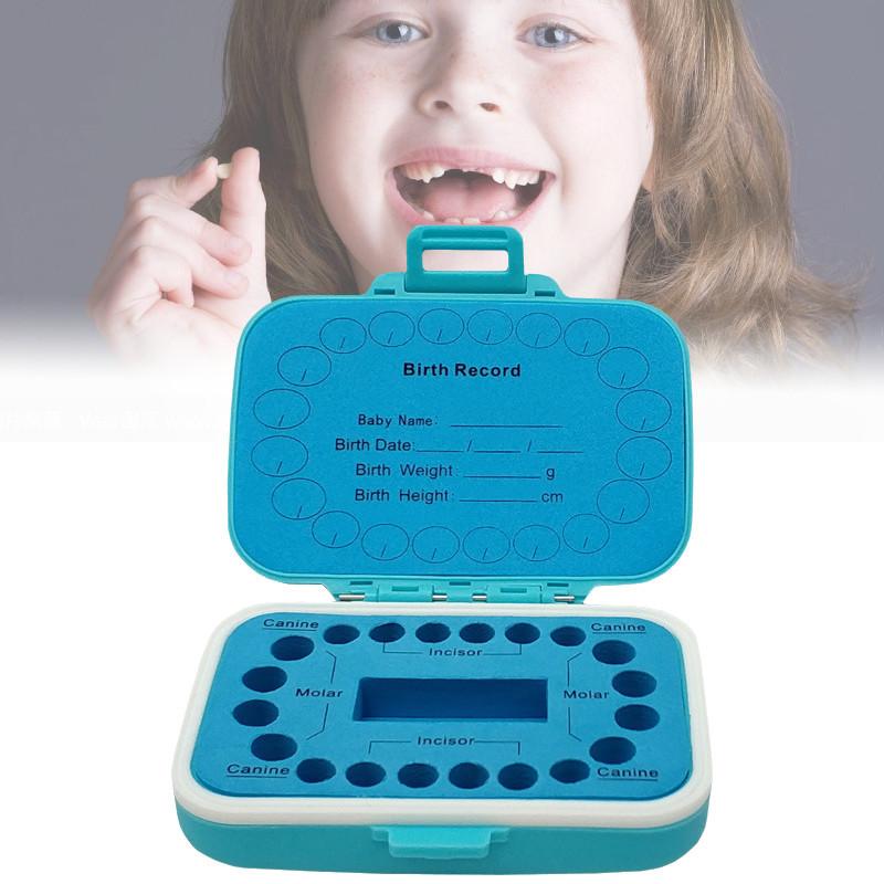 Baby Box Tooth Keepsake Eva Material Teeth Storage For Children Safe Kids Blue