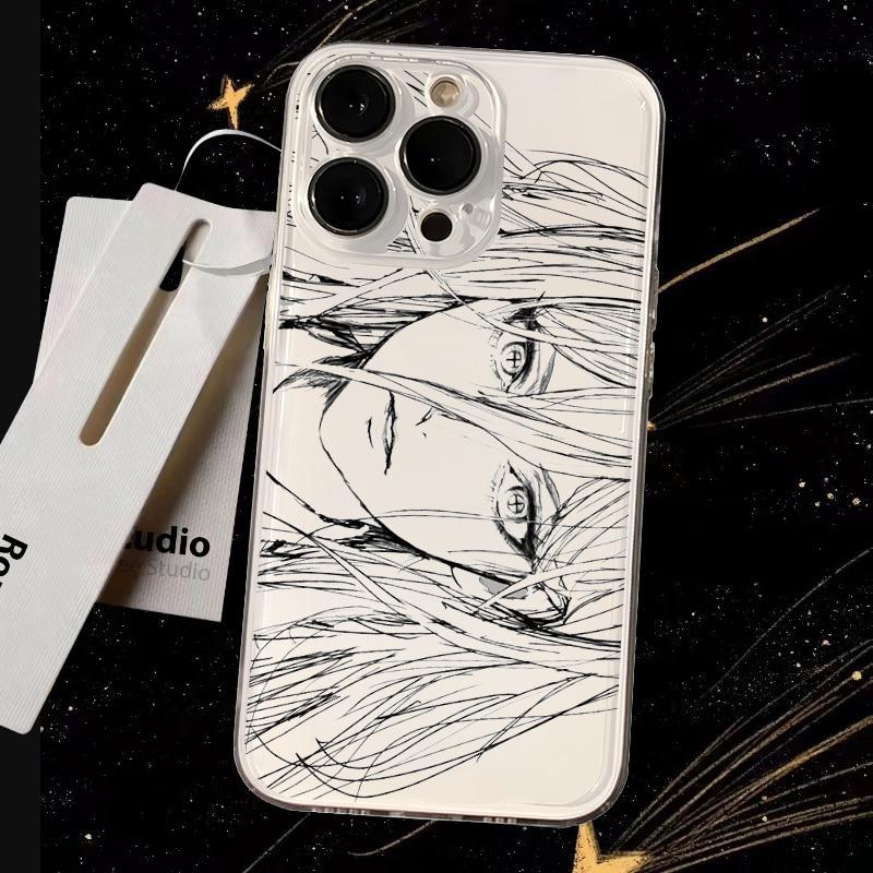 

Chainsaw man Cool anime Makima Phone Case Transparent Phone Case For iPhone 16 15 14 13 12 11 Pro Max XR Plus iPhone 16 Pro Max