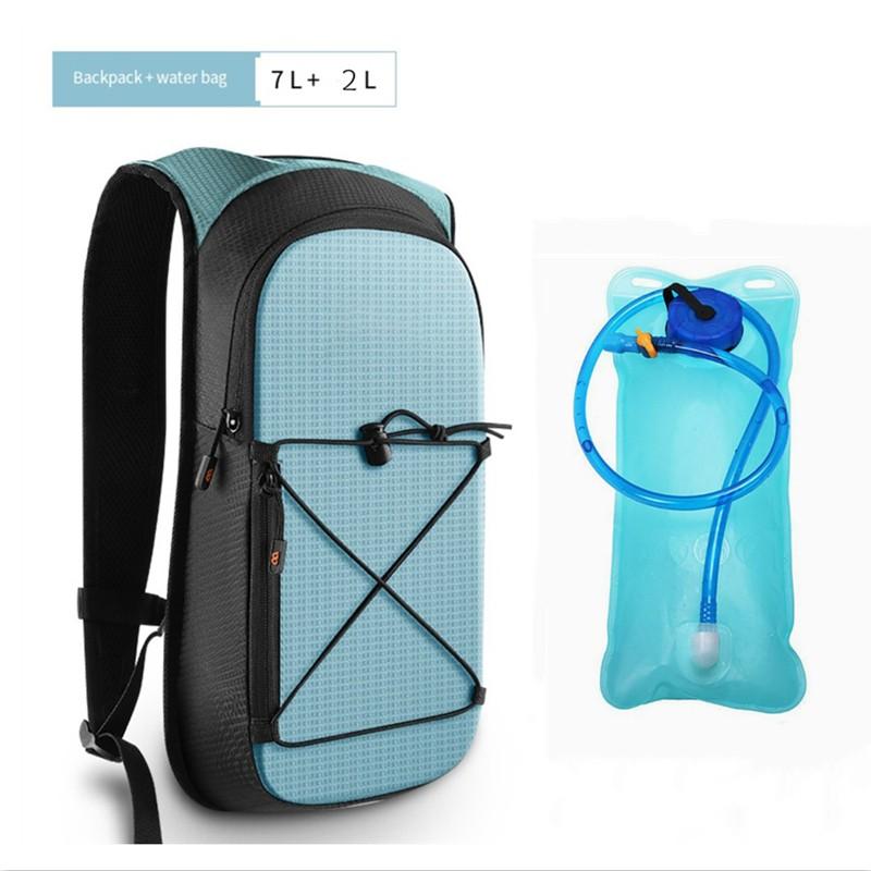 Hiking Backpack Hydration Pack Water Bladder Long Hikes синий
