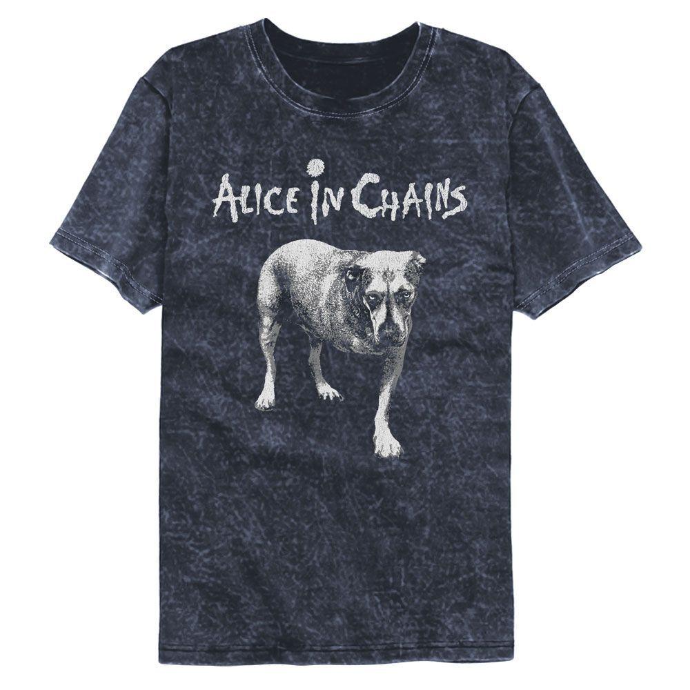 Alice In Chains Tripod Colortone Mineral Wash Music Shirt