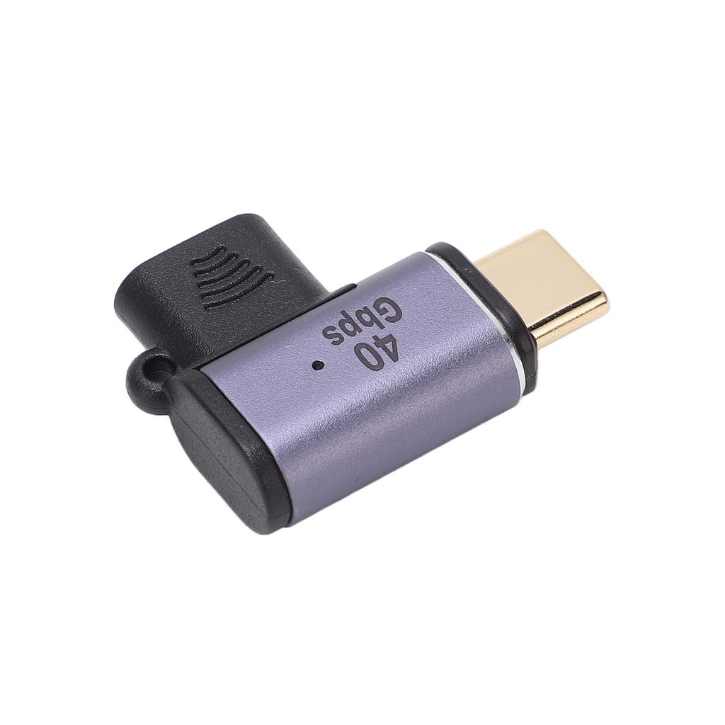 Magnetický adaptér USB-C na USB-C L-tvar 40 Gb/s 100W nabíjení 8K 120 Hz 7680x4320 USB-C samice na