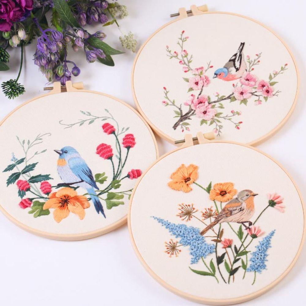 3D DIY Embroidery Kits Bird Embroidery DIY Materials New Embroidery Kits  Art Needlework