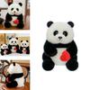Panda Plush Toy With Soft Short Plush And Pp Cotton Filling For Kids Gift