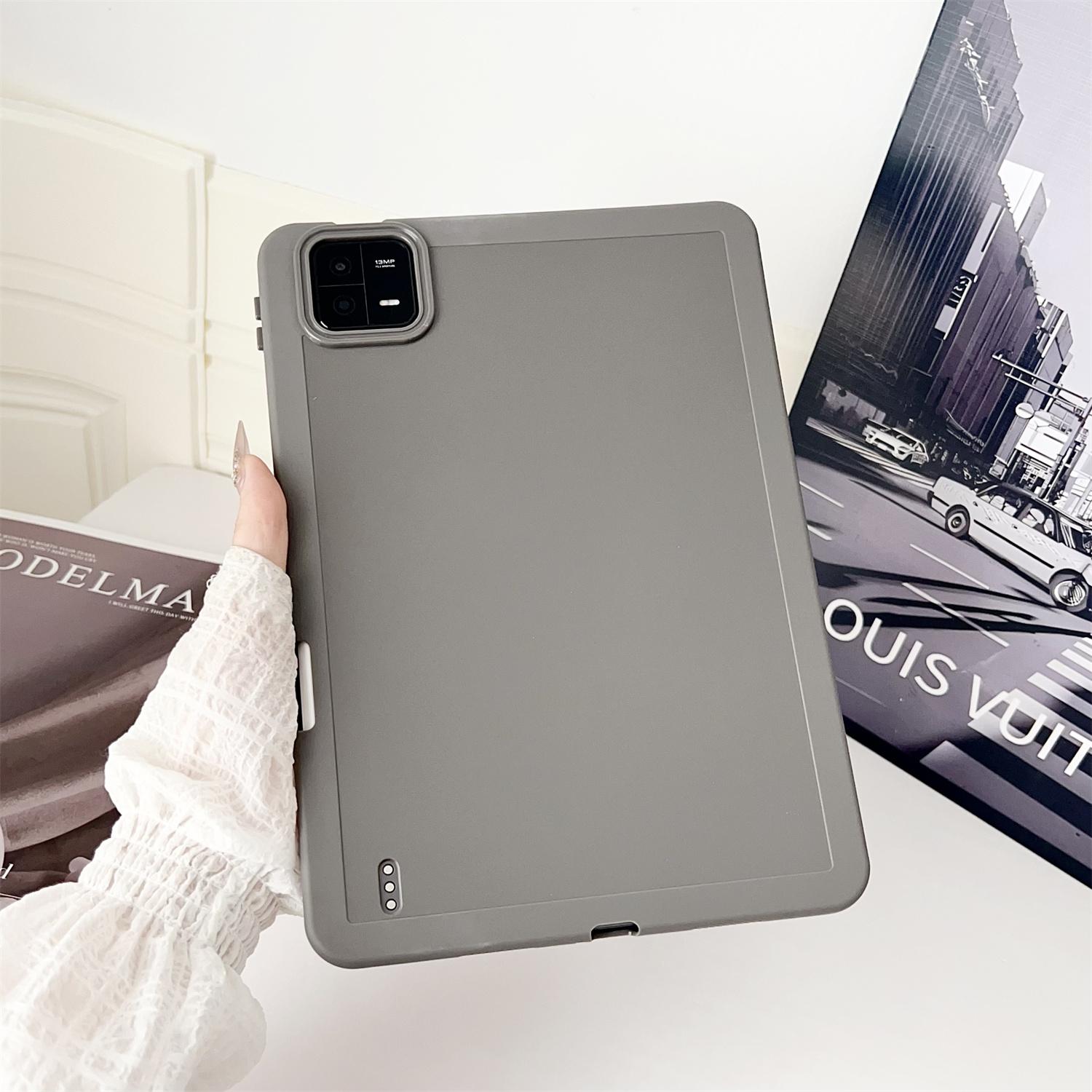 

Чехол для Xiaomi Pad 6/Pad 6 Pro Однотонный чехол из ТПУ для планшета с держателем для карандаша B