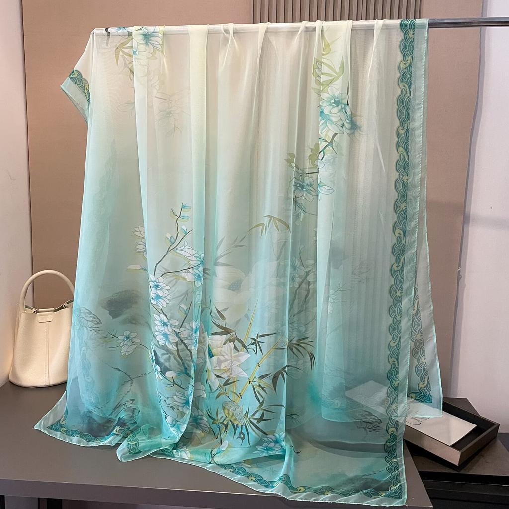 Damski szal wysokiej klasy, nowy, duży, modny, wszechstronny i stylowy szal wiosenno-letni, szal-krem przeciwsłoneczny dla mamy