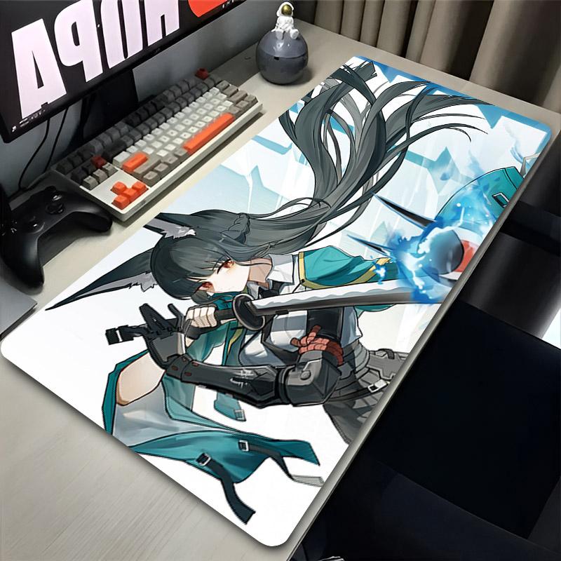 Zenless Zone Zero Hoshimi Miyabi Podložka pod myš Herní příslušenství Podložka pod myš k počítači Anime ZZZ Podložky na klávesnici a do kanceláře Gumové podložky pod myš