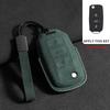 Suede Car Key Case Cover Fob Keychain for VW Volkswagen Golf 7 MK7 Tiguan MK2 for Ateca Leon FR Ibiza Skoda Octavia Kodiaq