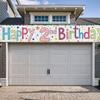 Lightweight Birthday Decoration Happy 2nd Birthday Banner Birthday Supplies For Indoor Decoration Party Decor