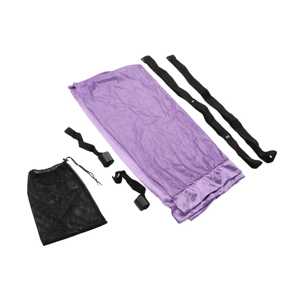 Aerial Strap Elastic Strong Bearing Capacity Folding Leg Stretcher Strap Flexibility Trainer Purple Free Size
