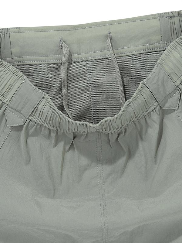 BBC EARTH W String Parachute Skirt_Olive