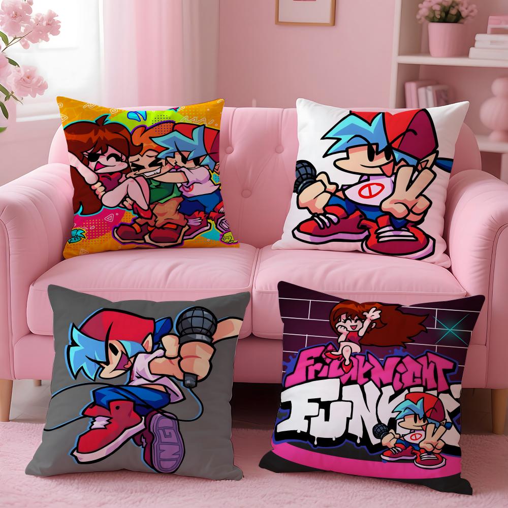 Fashion Ffriday Night Funkined Cushion Cover Comfortable Durable Pillow Cover MultiScene for Home Office Car Sofa