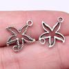 20pcs Conch Shell Starfish Connector Charms Pendants For Jewelry Making DIY Handmade Craft