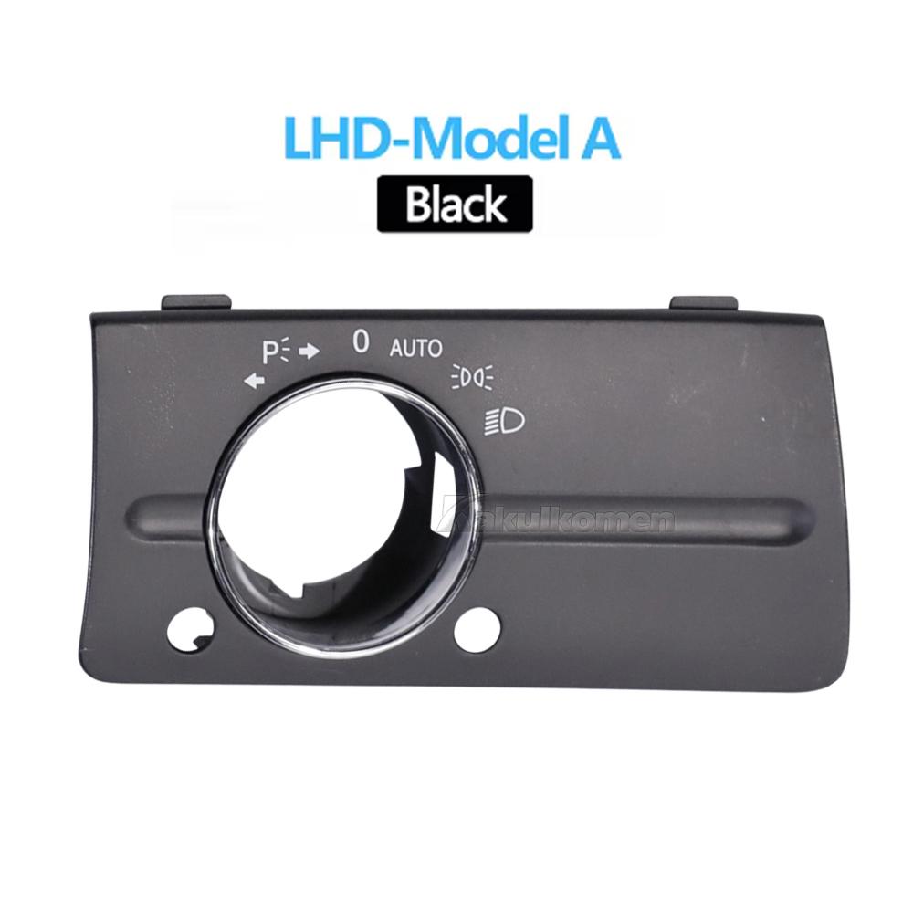 LHD Car Black Front Left Dashboard Headlight Switch Cover Trim For Mercedes Benz W211 E Class 320 350 550 2003 2004 2005-2008