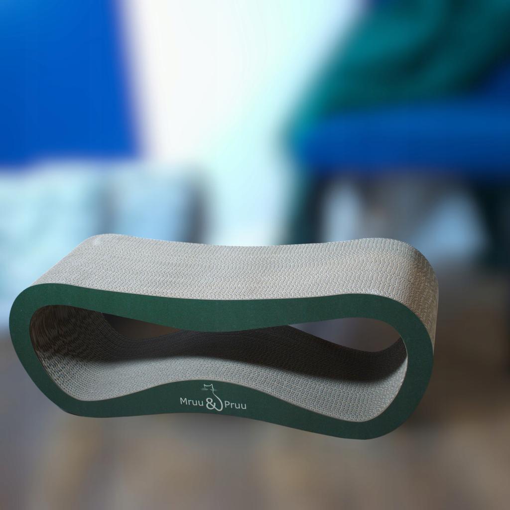 Leon cat scratching post | green | 78x28x24 cm | MruuPruu