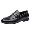 2025 Autumn New Men's Business Casual Leather Shoes Men's Soft-soled Hand-scratched Foot Leather Shoes