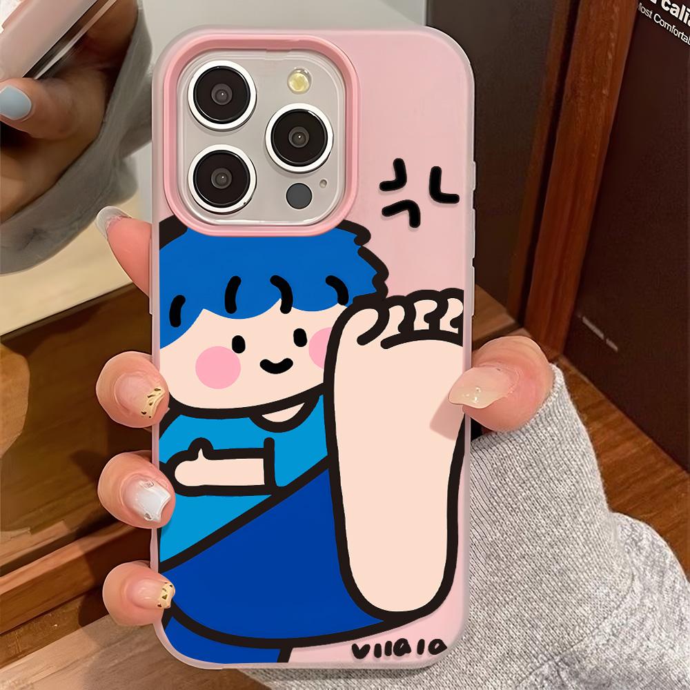 Painted Phone Case for iPhone 15 11 13 14 for 15 16 Pro Max 12 13 16 Pro Cute Fasion Funny Lanyard Phone Case Latest Top Selling Recommendations