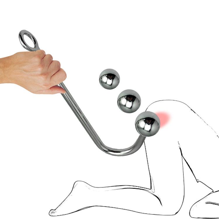 Metal Back Court Thread Anal Hook Anal Bolt Expansion Toys Adult Toys Sex Toys