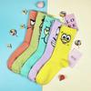 Korean Style Cute Cartoon Mid-Calf Socks for Girls – Trendy Student Sports Stockings for All Seasons