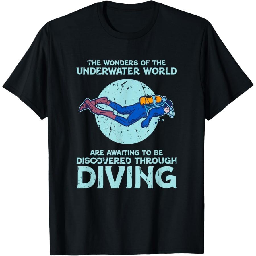 

The underwater world waiting to be discovered through diving T-Shirt(2) XXXXXL чёрный