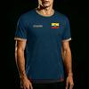 Neues Ecuador Flaggen Print T-Shirt Herren und Damen Mode Rundhals Sport Trikot Locker Sommer Schnelltrocknend Fußball Trainings T-Shirt