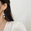 S925 Sterling Silver Shell Petal Tassel Earrings - 2022 Trendy Korean Long Dangle Studs for Women