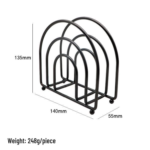 Nordic Iron Tissue Holder: Vertical Napkin Rack for Kitchen or Dining Table