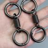 Split Ring Key Ring Double Ring Metal Keychain Ring Creative Key Pendant
