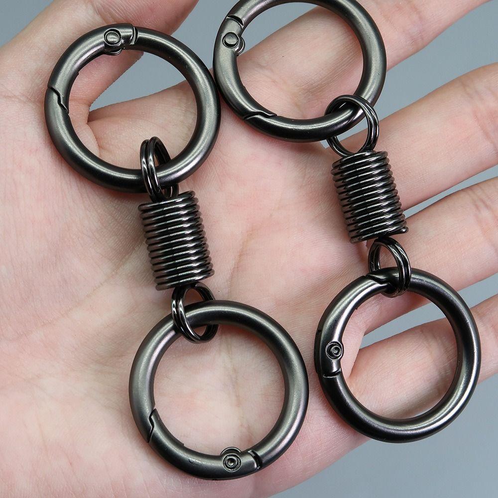 Split Ring Key Ring Double Ring Metal Keychain Ring Creative Key Pendant