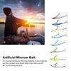 8PCS Minnow Fishing Lure 5cm/3g Artificial Sinking Long Throw Hard Bait Wobbler Jig Bait