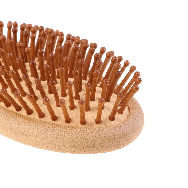 1Pc Hair Brush Women Massage Bamboo Combs Anti-Static Detangling Reduce Hair Loss Styling Tools