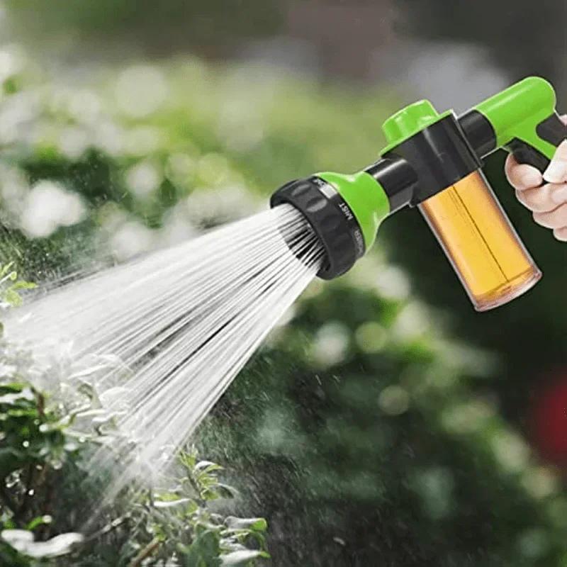 Portable Auto Foam Lance - High Pressure 3-Grade Nozzle Jet Washer for Car & Garden Cleaning