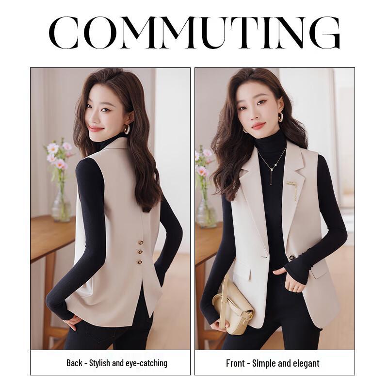 Women's Commuter Office Suit Vest