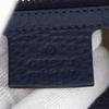 GUCCI Bamboo shopper small tote Handbag 336032 2WAYShoulder Navy blue Calfskin Women Used