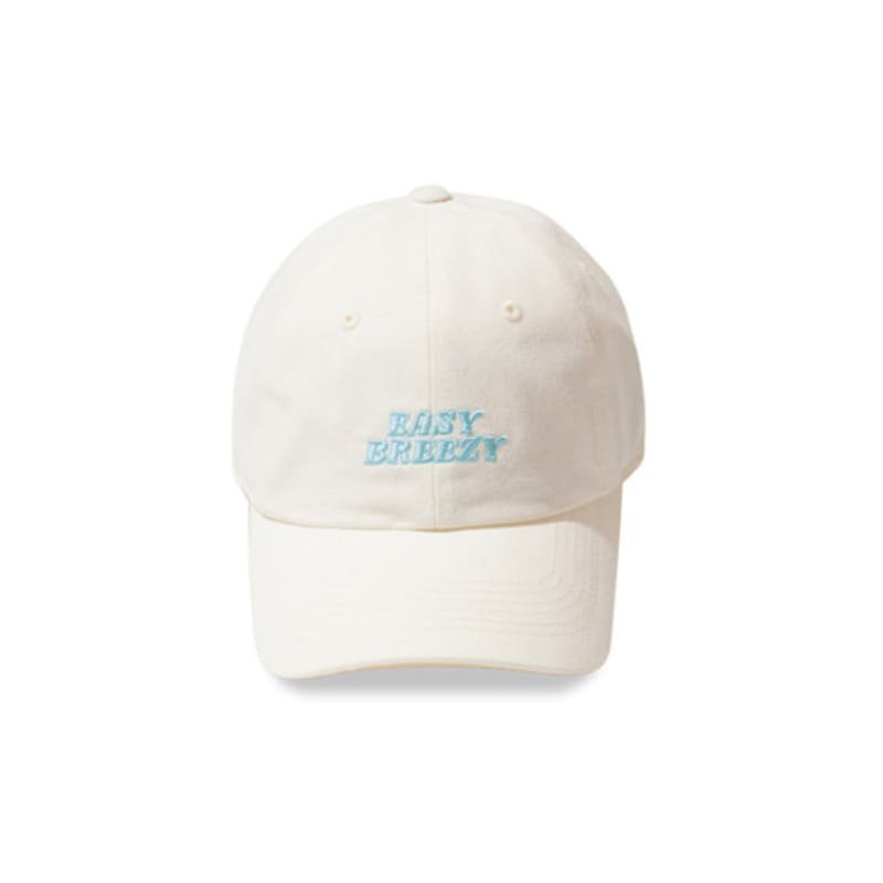 Very Easy-Breezy Ballcap (Ivory)
