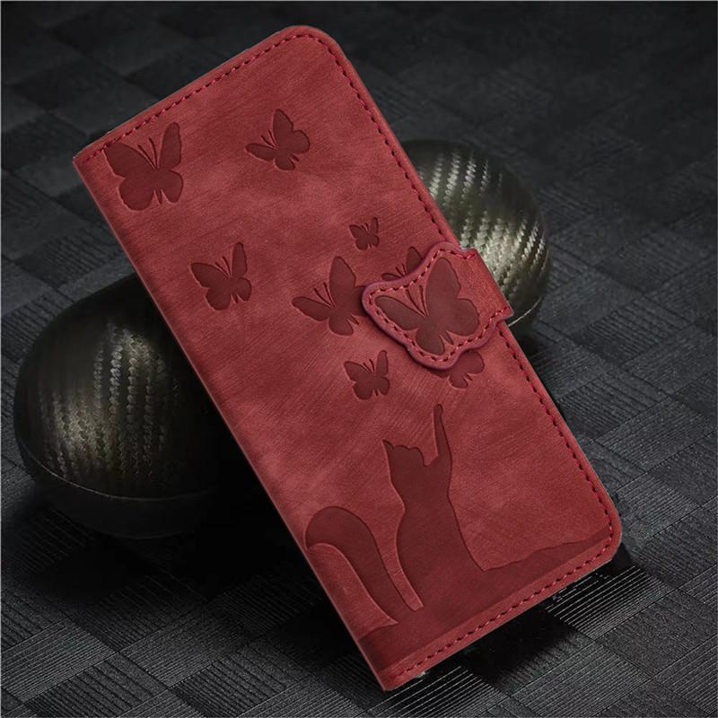 Leather Case Protect Cover For Xiaomi 12T 11 Lite POCO M3 X5 X3 NFC Redmi 9A 9T 10 Note 12 11 10S 9 8 Pro Stand Flip Wallet Case