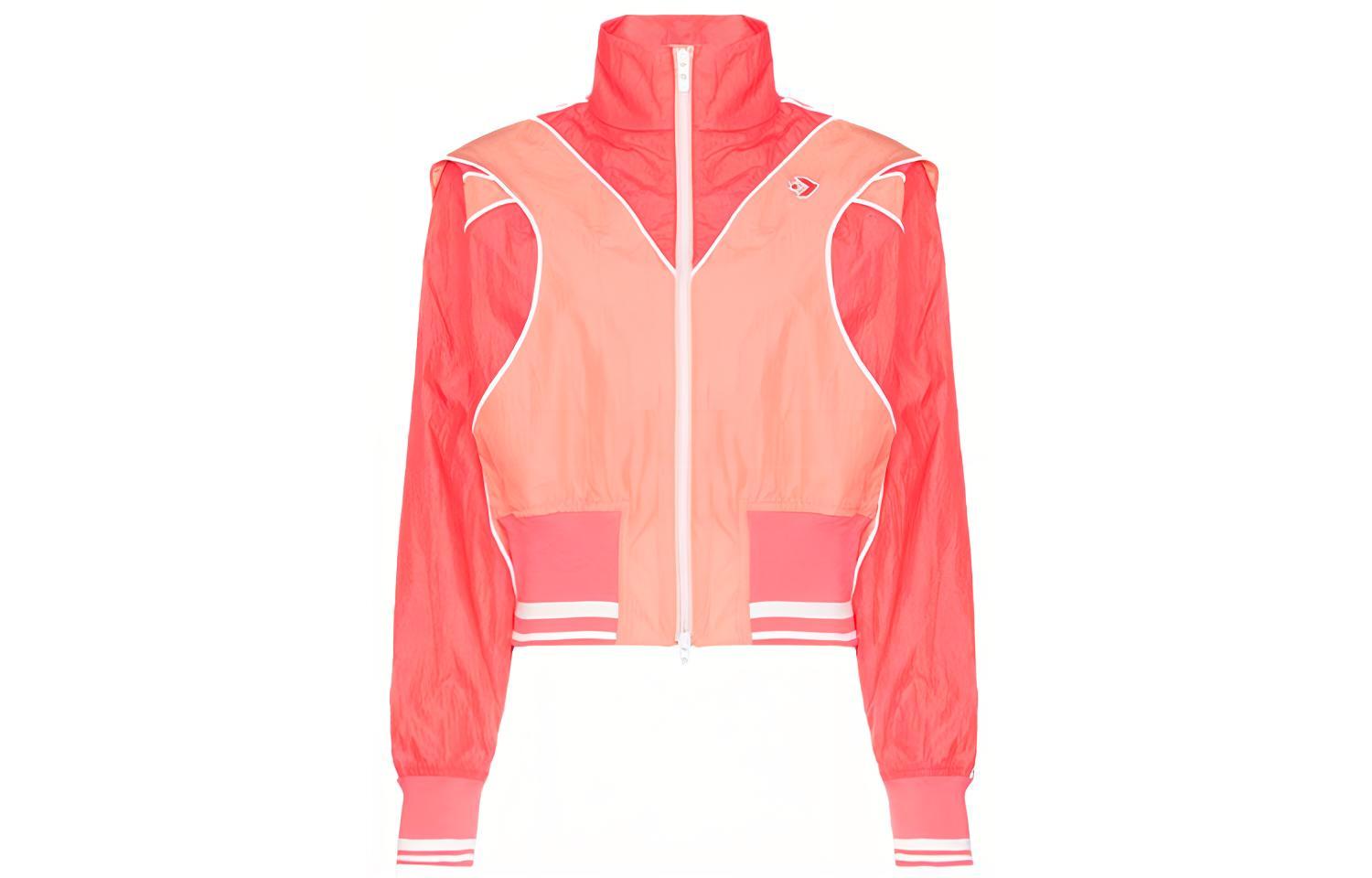 Converse X Feng Chen Wang Jackets Women s Pink Stand Collar Moderate Other 10017779-A01 M