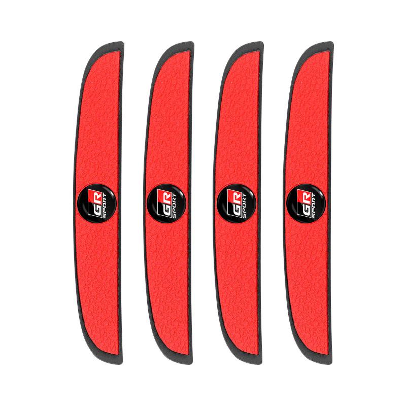 4pcs Car Door Anti-Collision Strip Rearview Mirror Protection Sticker for Toyota TRD Prius Avensis Rav4 Auris Yaris Verso Land Cruiser