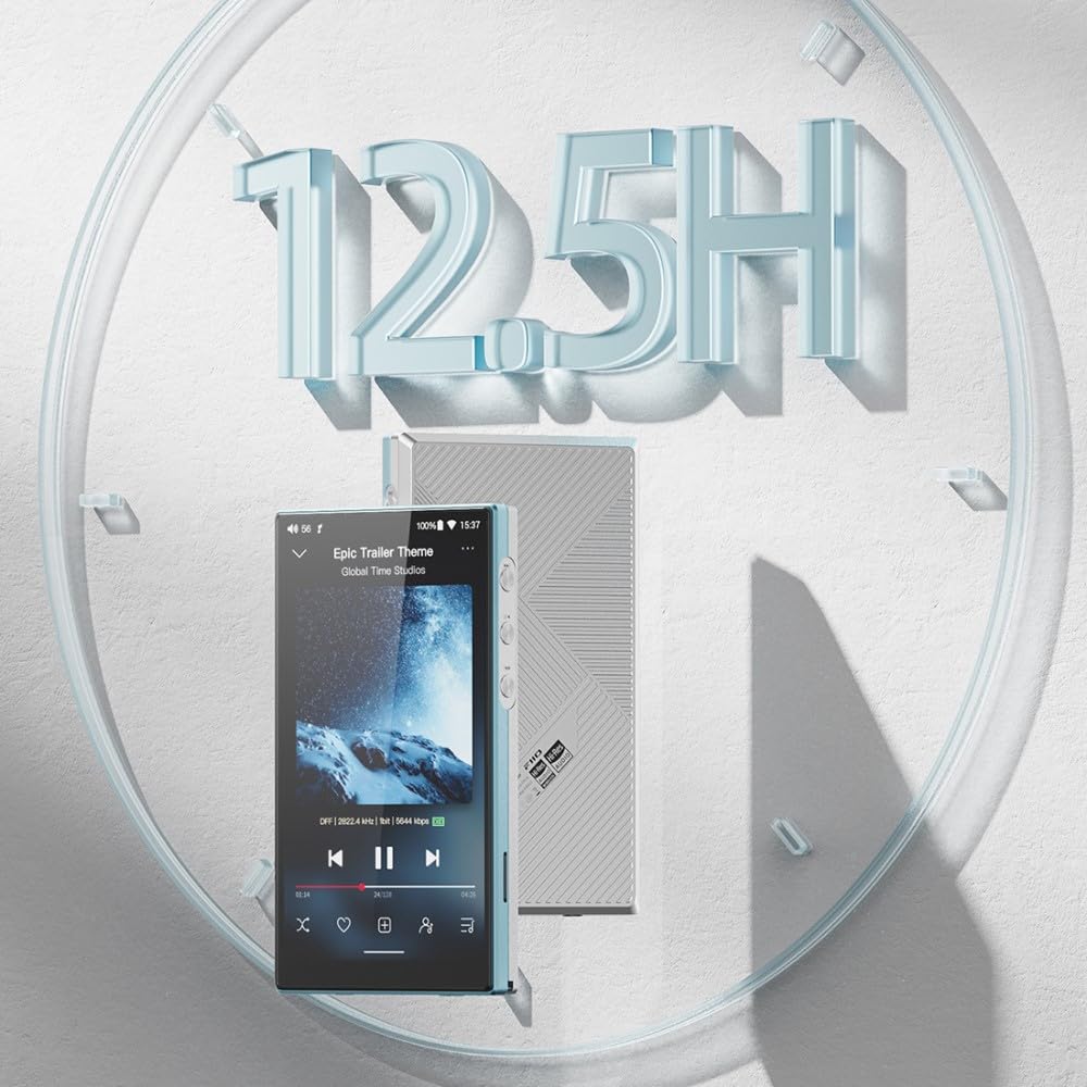 FIIO JM21 Black FIO-JM21-B [Ships from an Authorized Japanese Retailer, Includes Serial Number] Digital Audio Player DAP CS43198 DAC Slim Body