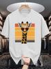 Unisex S Short Sleeve T Shirt Retro Giraffe Sunglasses Graphic Tees Vintage Animal Print Casual Soft Summer Streetwear Tops For Unisex