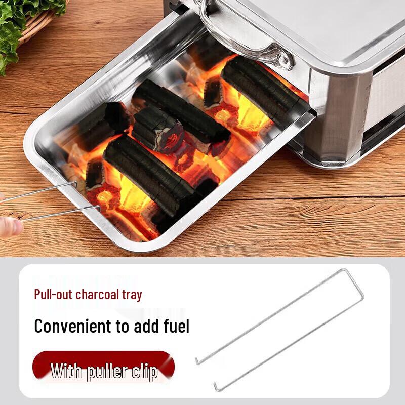 Suncojia Household Charcoal Grilled Fish Grill