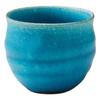 Marui Seito Shigaraki Ware Hechimon Rock Cup, Ceramic Tumbler with Blue Glaze, Approximately 340ml Capacity, Made In Japan, Product Number MR-3-3193