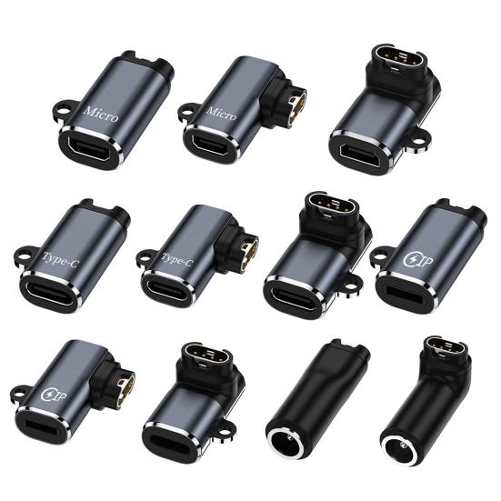 Nabíjecí adaptér konvertor pro chytré hodinky Garmin Micro USB Type C nabíjecí kabel Rychlé nabíjení Příslušenství k hodinkám