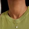 Collier Luxenter en argent 925 avec zirconfinition en or jaune 18K - Imrak
