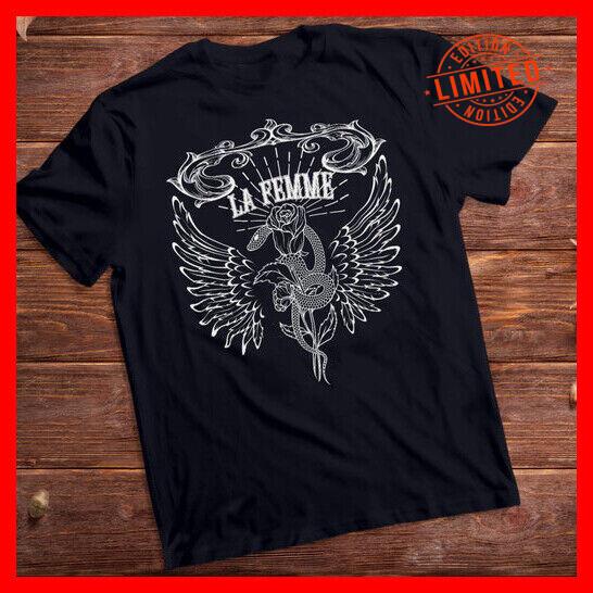 

La Femme Beth Dutton Snake And Rose Dark Art Black Cotton T-Shirt S-4XL Unisex T-Shirt M