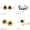 Set de Pendientes Geométricos de Acero Inoxidable para Mujer con Diseño Único para Entusiastas de la Moda
