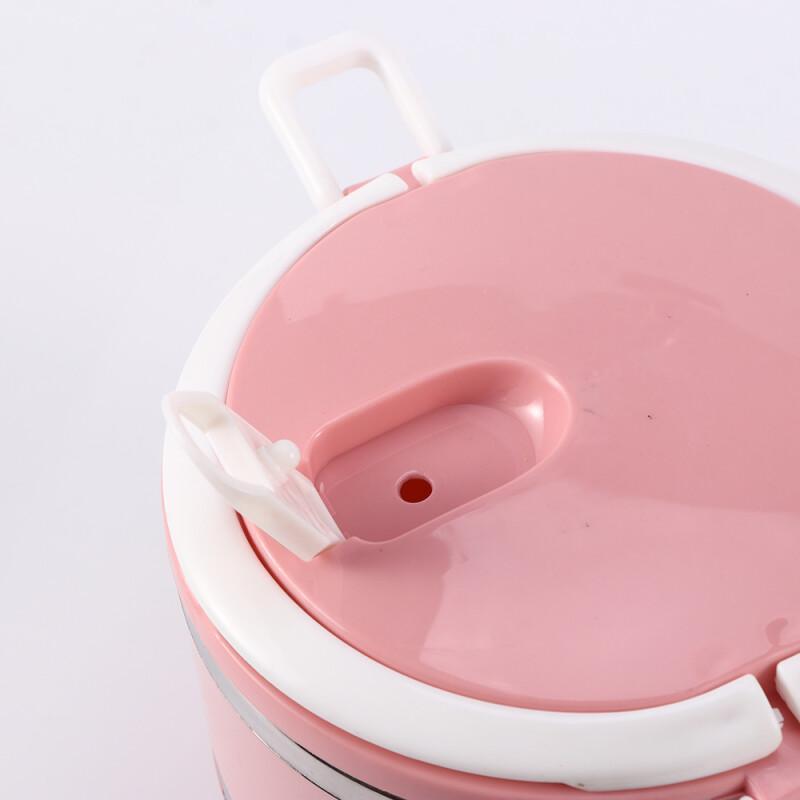 1pc Lunch Boxes, Double-layer Stainless Steel Bento Box, Insulated Food Storage Container With Lid, For Office, School, Camping And Picnic