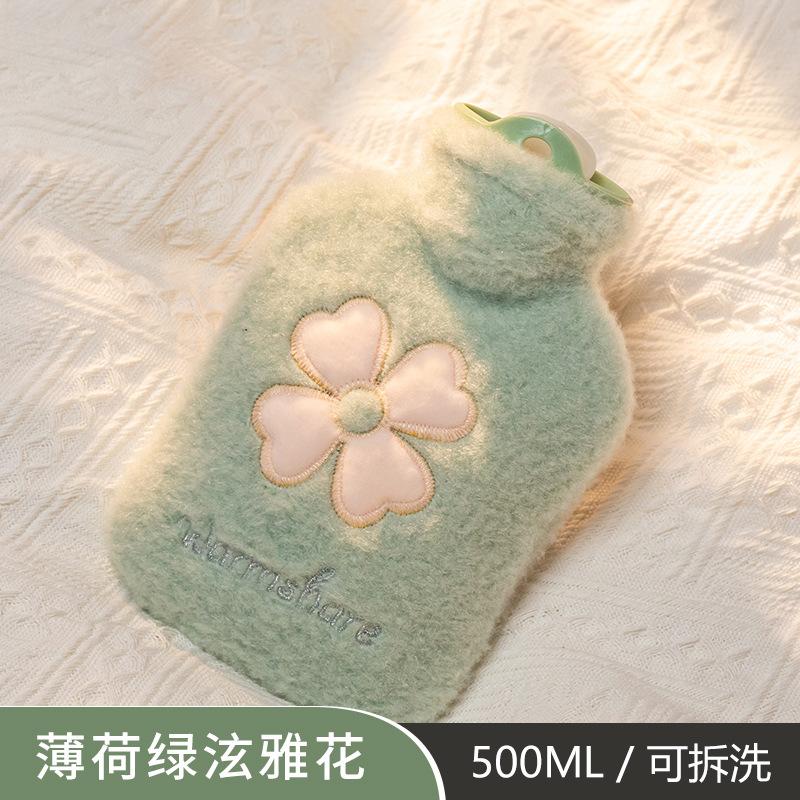 2025 New 500ml Cute Large Warmer Hot Water Bag for Period Pain Stuffed Menstrual Colic Heater Plush Hand Warmer Halloween Gifts