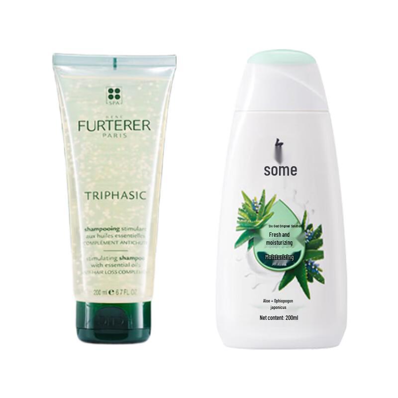 Liushen Fresh Moisturizing Shower Gel & Hair Growth Shampoo 200ml Duo